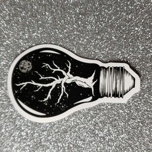 ART Gothic WATERPOOF Sticker Light Bulb